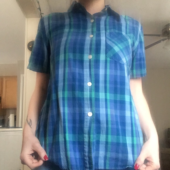 Plaid Button Up - Picture 3 of 8